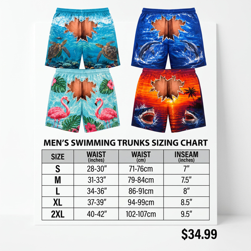 RiskyTrunks - Funny Swim Shorts